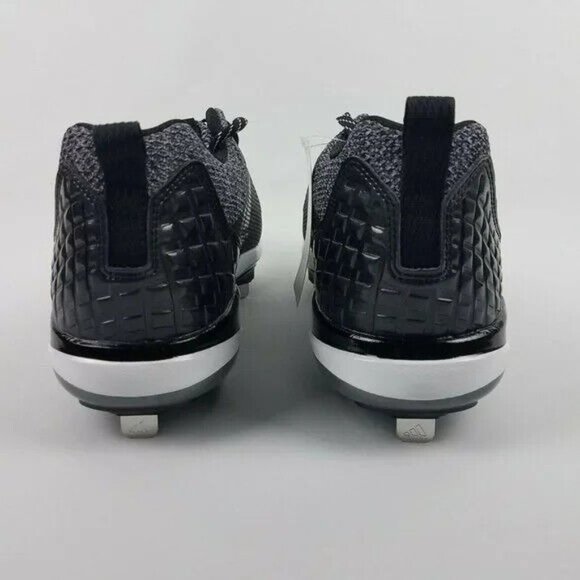 adidas Men Power Alley 5 Low Baseball Cleats AC8386 Black Gray Size 11 main image 4